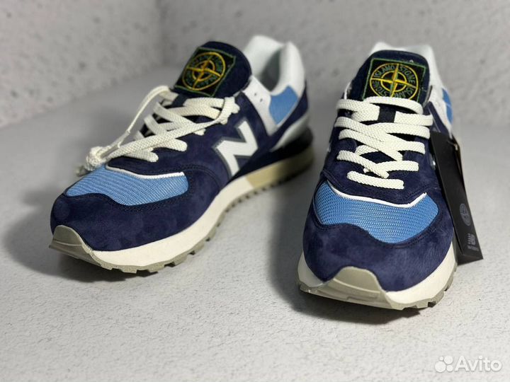 Кроссовки мужские new balance 574 stone island