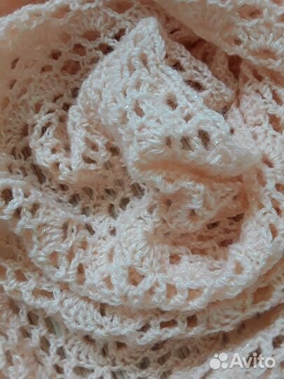 Шарф бактус косынка ажурная