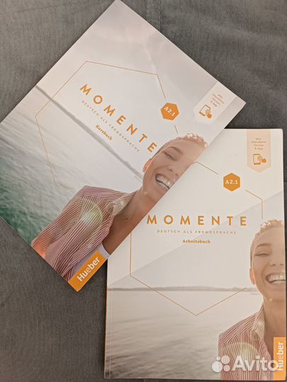 Hueber A2.1 учебник и рабочая тетрадь по немецкому