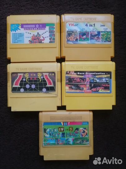 7 Картриджей для Денди