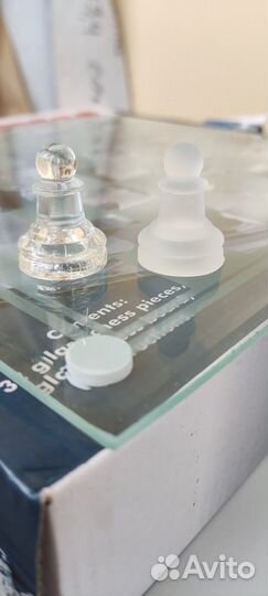 Новые. Шахматы стеклянные