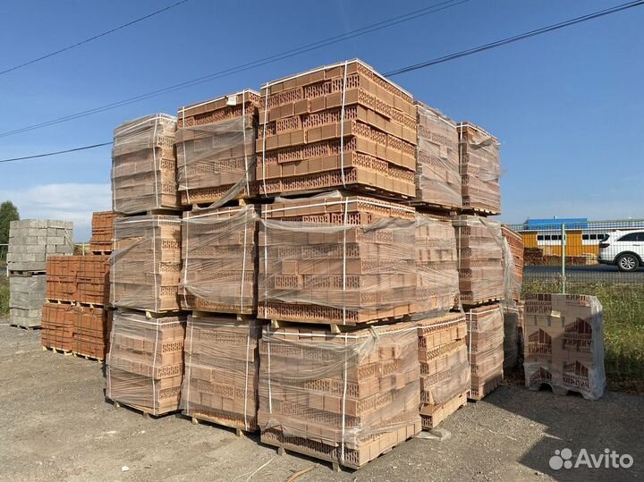 Кирпич облицовочный, доставка