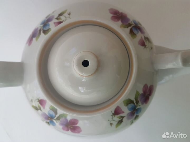 Чайник большой доливной 4,5л Анютины глазки Дулево