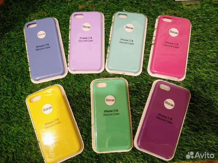 Чехлы silicon case на iPhone