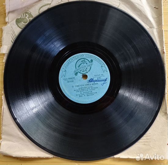 Пластинки для патефона