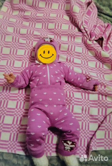 Костюм вязаный для девочки