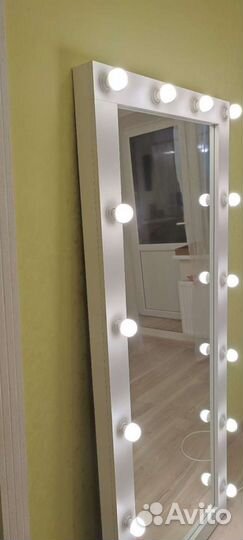 Гримерное зеркало напольное с лампами SmartBuy