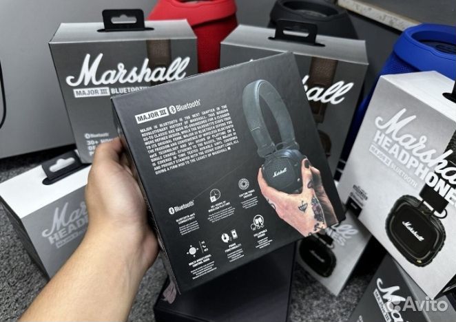 Marshall major 3 наушники premium