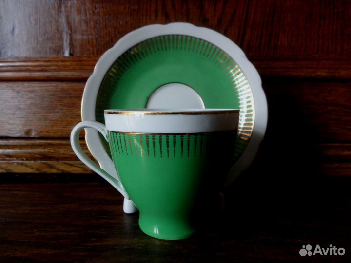 Кофейная чайная пара Польша винтаж