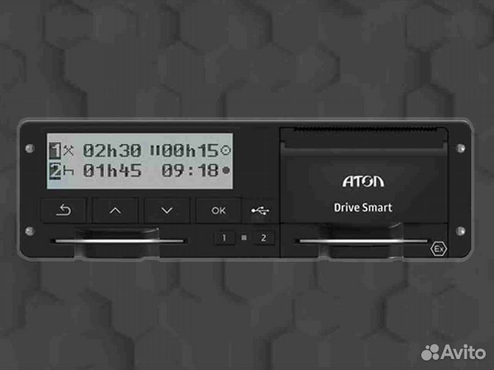 Тахограф Atol drive Smart с скзи.С калибровкой