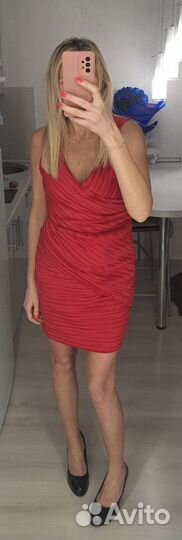 Шикарное красное платье incity