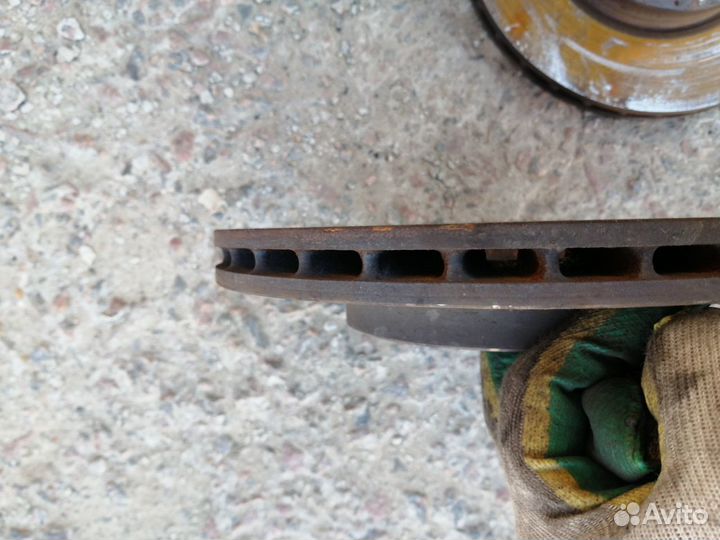 Диски Тормозные передние Пара Шевроле Авео Т250