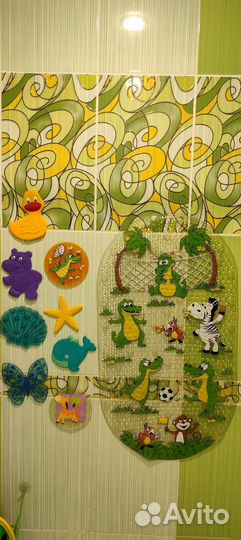 Детский коврик для ванной