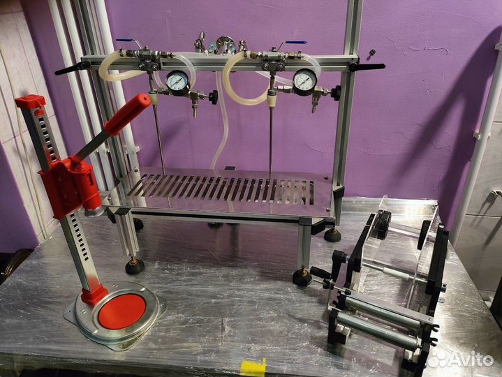 Комплект для розлива пива в стекло