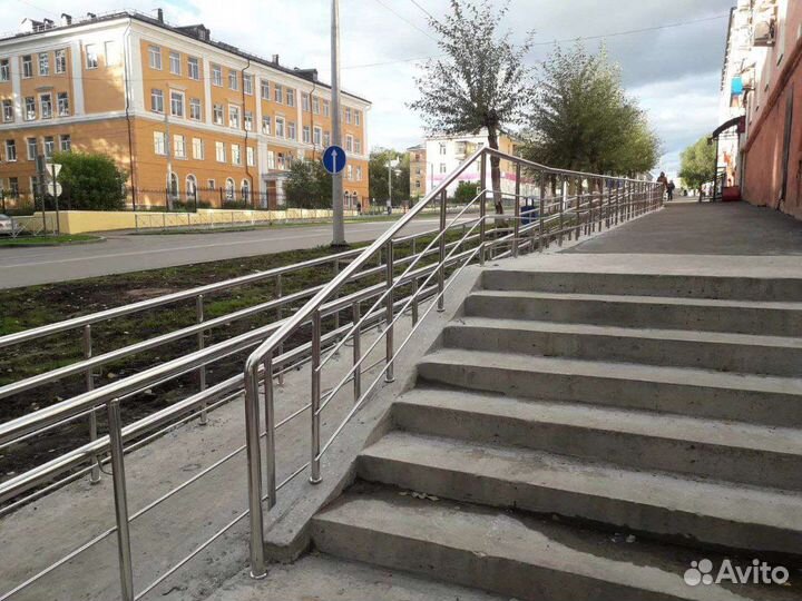 Перила для лестниц из нержавеющей стали
