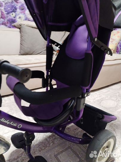 Детский велосипед с родительской ручкой бу