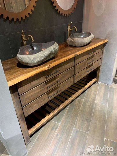 Столешница из массива для ванной