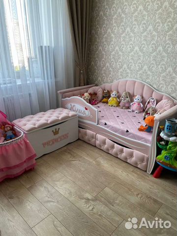 Детская кровать каретная стяжка