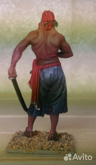 Оловянная миниатюра. Оловянный солдатик 54мм в худ