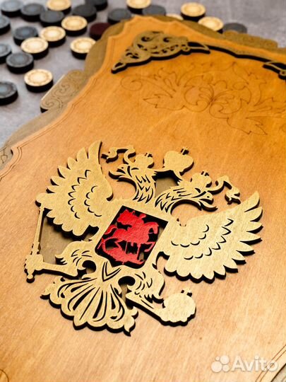 Нарды вдв 50 см Ручная сборка + чехол