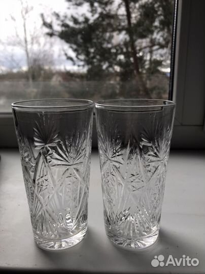 Рюмки и бокалы из хрусталя СССР
