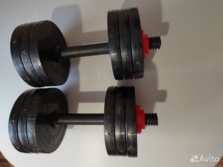 Гантели разборные, 2 по 7,5 кг