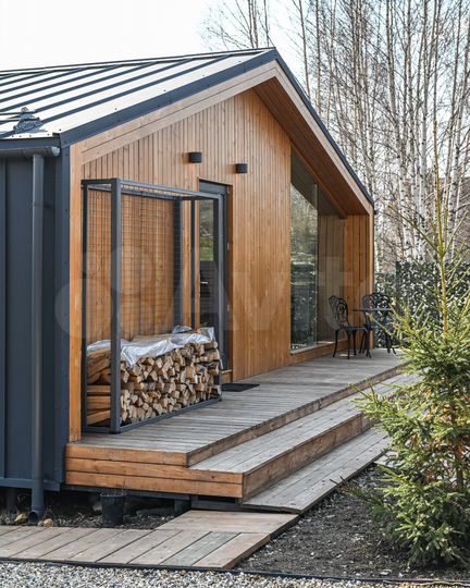 Коттедж 107 м² на участке 12 сот.