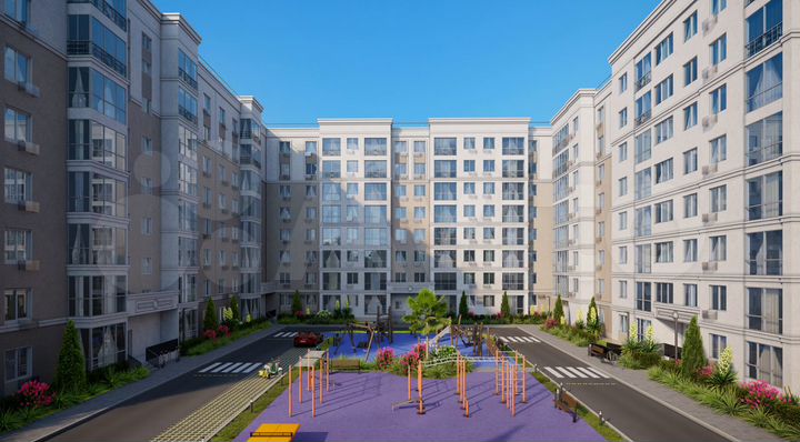 1-к. квартира, 52,2 м², 5/9 эт.