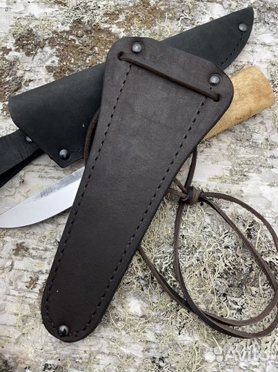 Просто.нож + двое ножен в комплекте