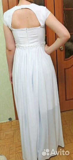 Платье белое макси
