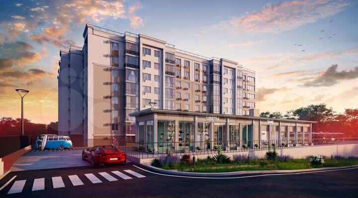 1-к. квартира, 33,5 м², 4/8 эт.