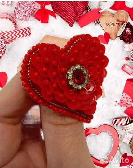 Брошь ручная работа