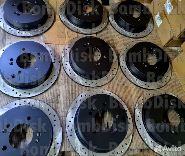 Тормозные диски с перфорацией и насечками