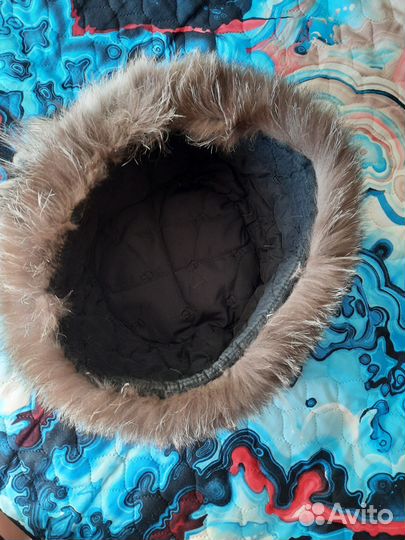 Шапка женская песец