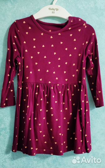 Платье для девочки 80 размер