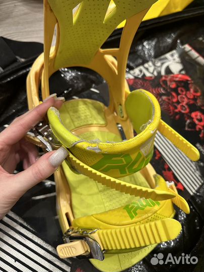 Крепления для сноуборда black fire