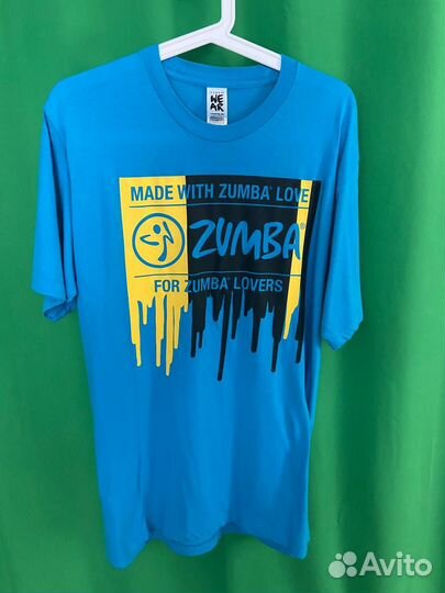 Футболка Zumba оригинал хлопок, размер 48-52