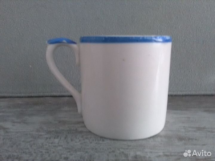 Агитфарфор Чашка Челюскин Вербилки фарфор СССР