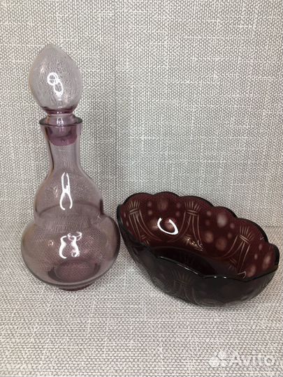 Марганцевое стекло СССР