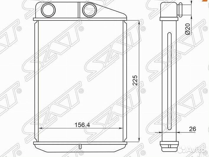 Радиатор печки peugeot boxer /citroen jumper 06