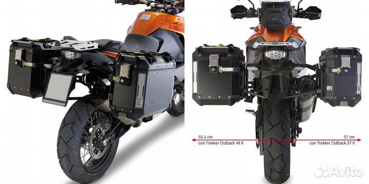 Крепеж боковых кофров Givi KTM 1050-1290 Adventure