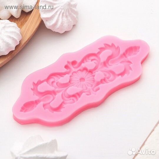 Молд Доляна «Лепнина», 13,55,5 см, цвет микс