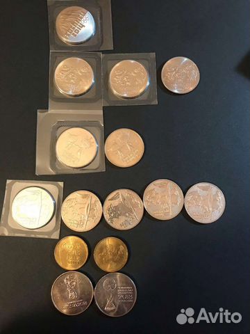 Монеты Олимпиада 2014, Фифа, Универсиада, редкие