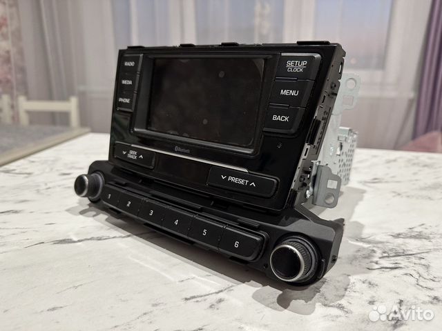 Штатная магнитола Solaris 2 шгу магнитола