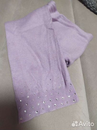 Шапка и шарф женский