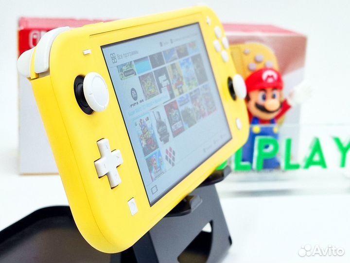 Nintendo Switch Lite (Yellow) прошитый + 128Gb