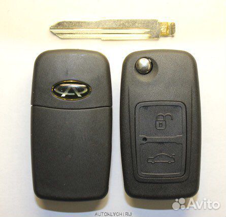 Ключ Зажигания Чери Тиго cherry tiggo. Корпус без