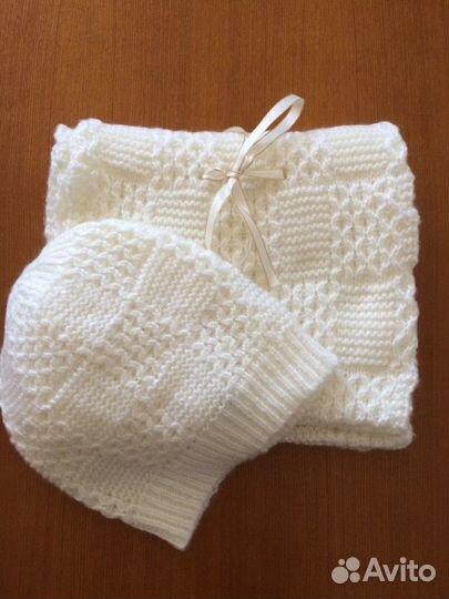 Коплект шарф и шапка.Новый