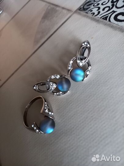 Серебряные серьги, подвески