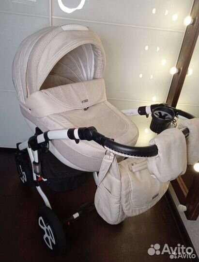 Коляска Adamex 3в1 с автолюлькой 0+